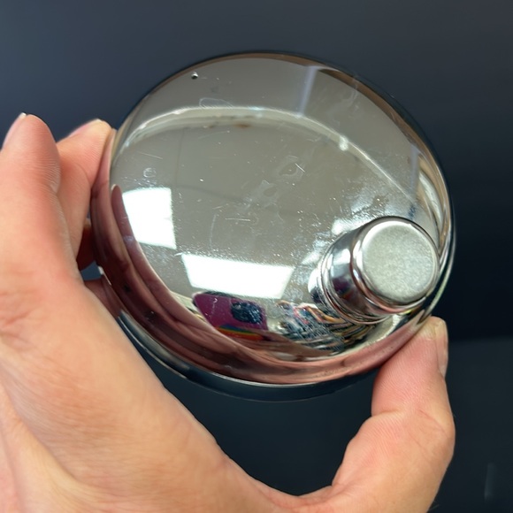 Mid Century Hazel Atlas 8.5” large glass sports themed cocktail’s shaker - Picture 10 of 11